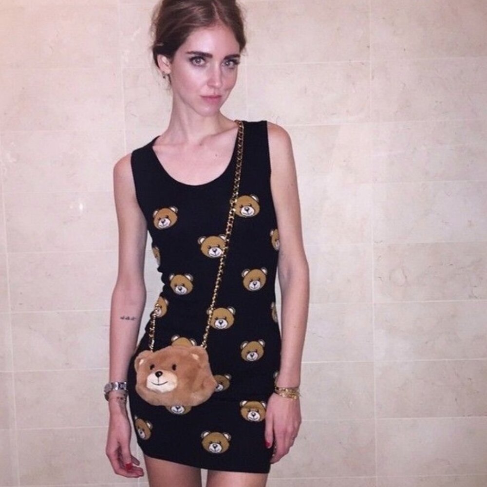Moschino Teddy bear Sweater Dress